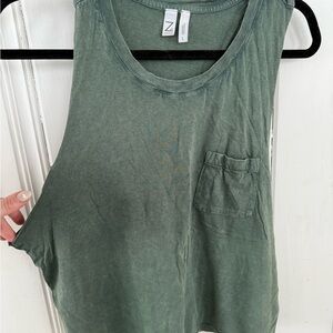 Zella Green Muscle Tee for Women